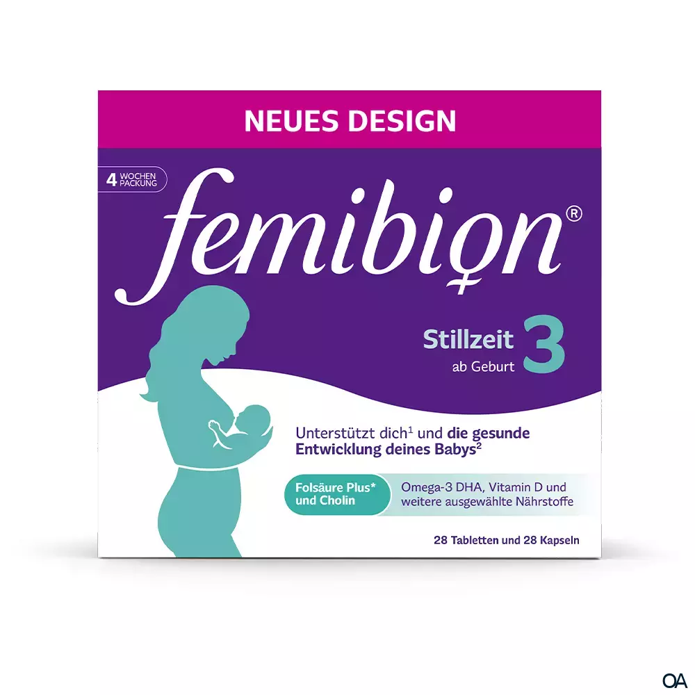 Femibion® 3 Stillzeit Tabletten + Kapseln Femibion® 3 Stillzeit Tabletten + Kapseln