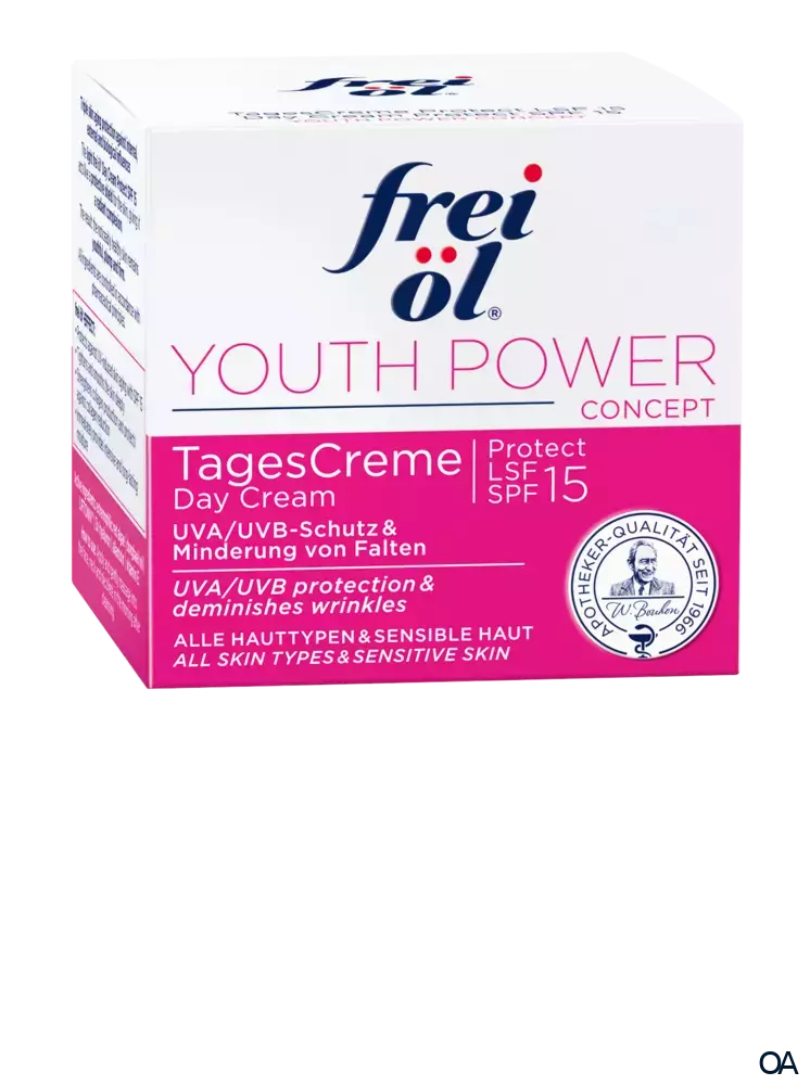 frei öl® YOUTH POWER CONCEPT TagesCreme Protect LSF 15 frei öl® YOUTH POWER CONCEPT TagesCreme Protect LSF 15