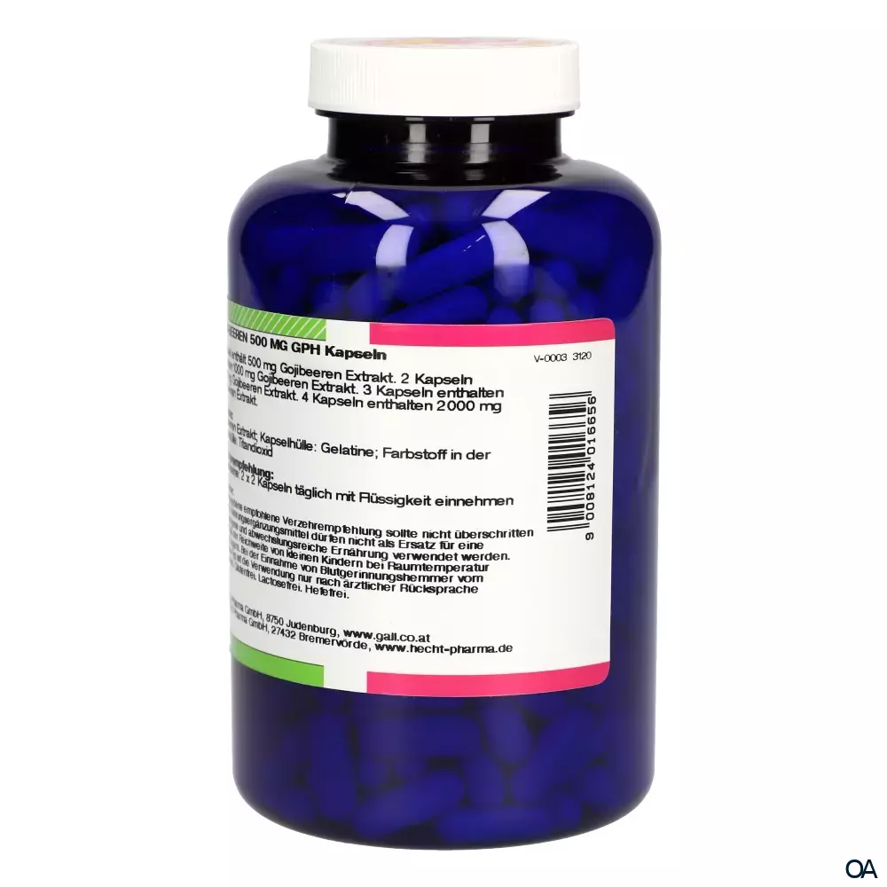Gall Pharma Goji Beeren 500 mg Kapseln