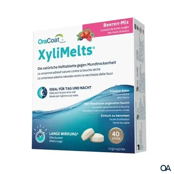 OraCoat XyliMelts Hafttabletten Beerenmix