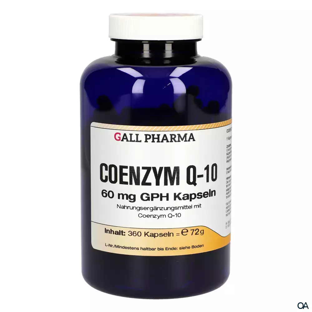 Gall Pharma Coenzym Q-10 60 mg Kapseln Gall Pharma Coenzym Q-10 60 mg Kapseln