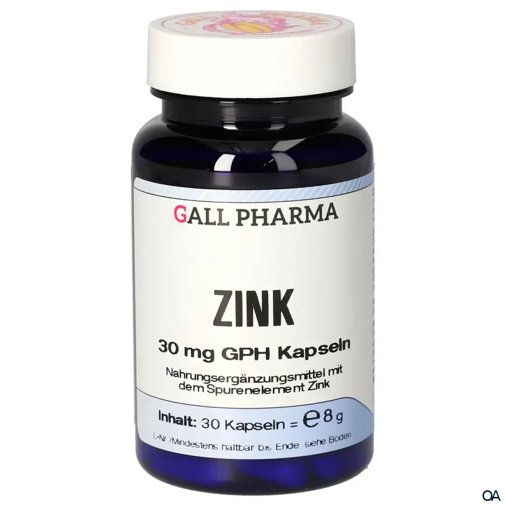 Gall Pharma Zink 30 mg Kapseln