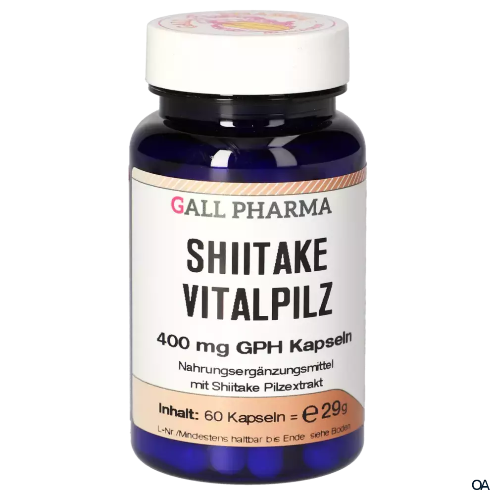 Gall Pharma Shiitake 400 mg Kapseln Gall Pharma Shiitake 400 mg Kapseln