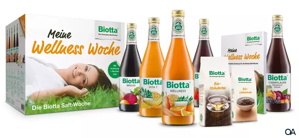 Biotta® Bio Wellness Woche Kur-Paket Biotta® Bio Wellness Woche Kur-Paket