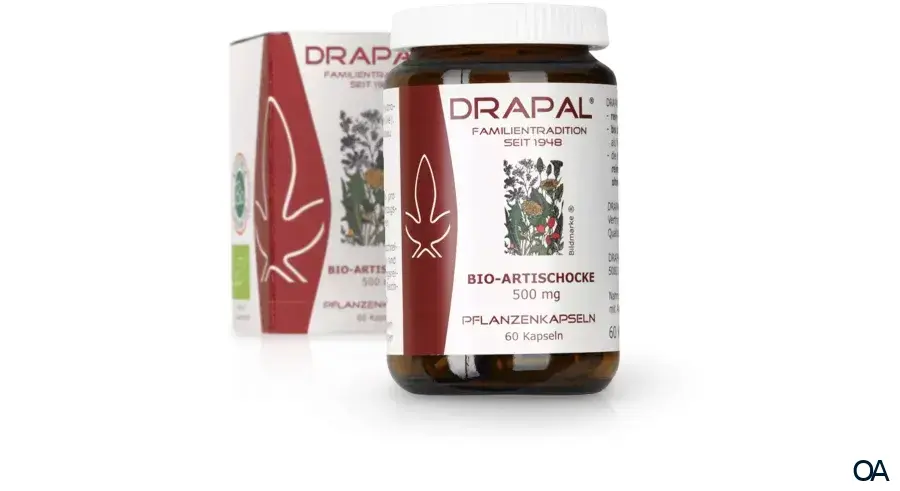 DRAPAL® BIO-Artischocke 500 mg Pflanzenkapseln