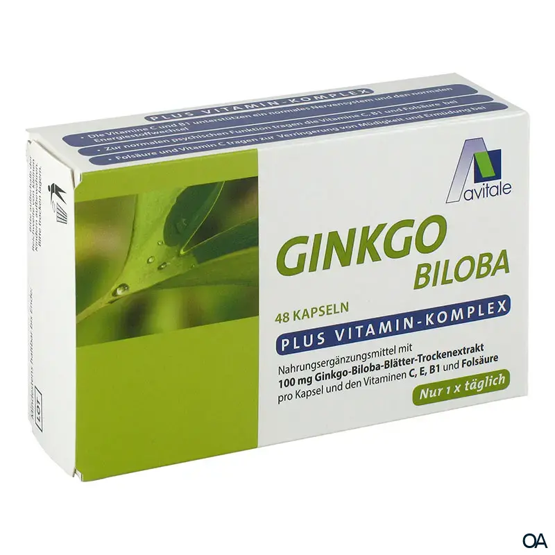 Avitale Ginkgo Biloba Kapseln