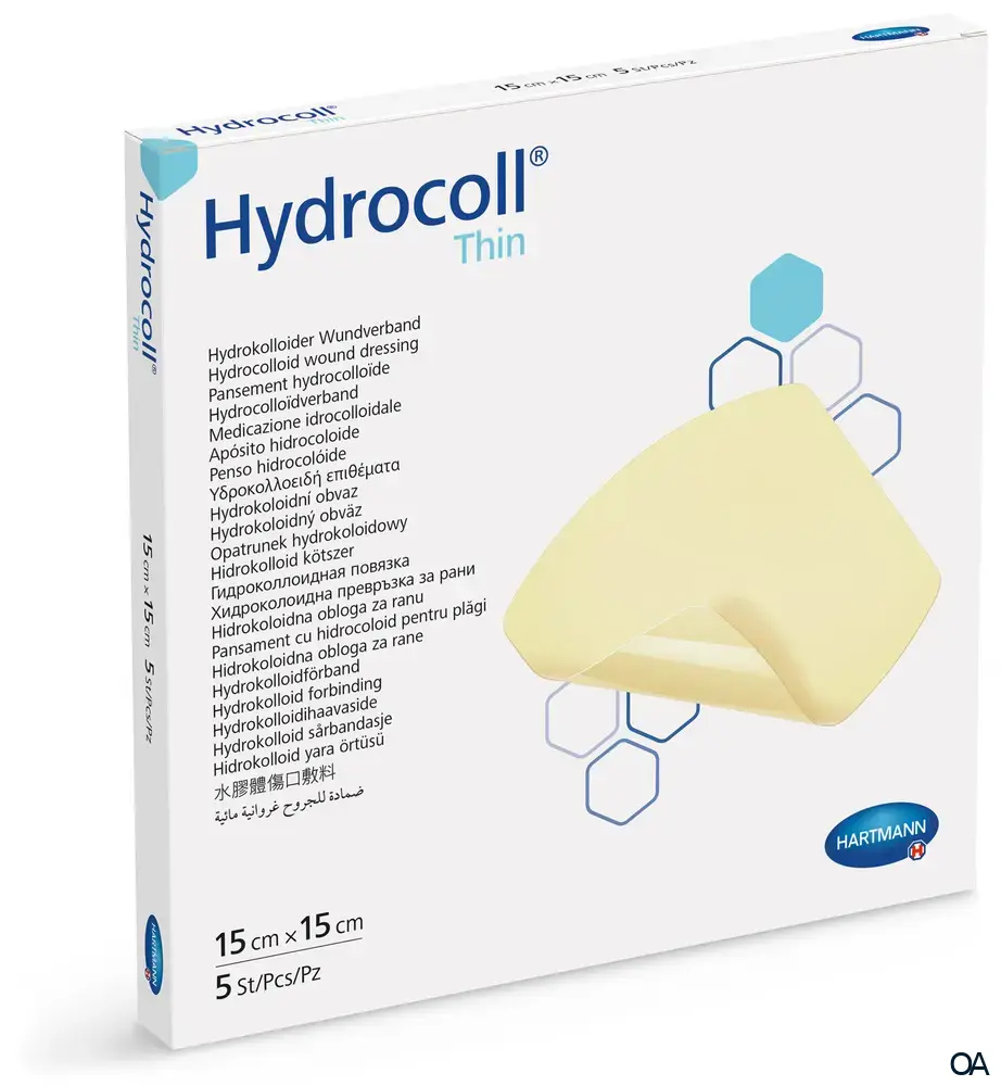 Hydrocoll® thin Hydrokolloider Wundverband, 15 x 15 cm