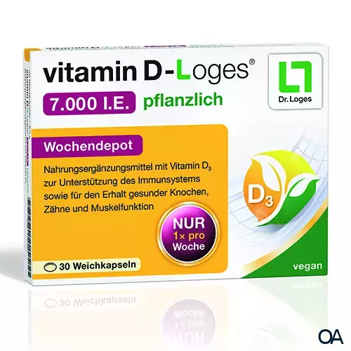 vitamin D‑Loges® 7.000 I.E. pflanzlich Weichkapseln