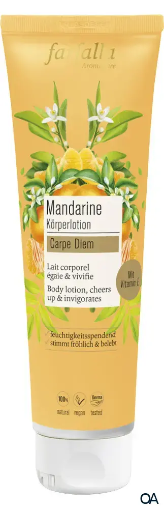 Farfalla Mandarine Carpe Diem, Feuchtigkeitsspendende Körperlotion