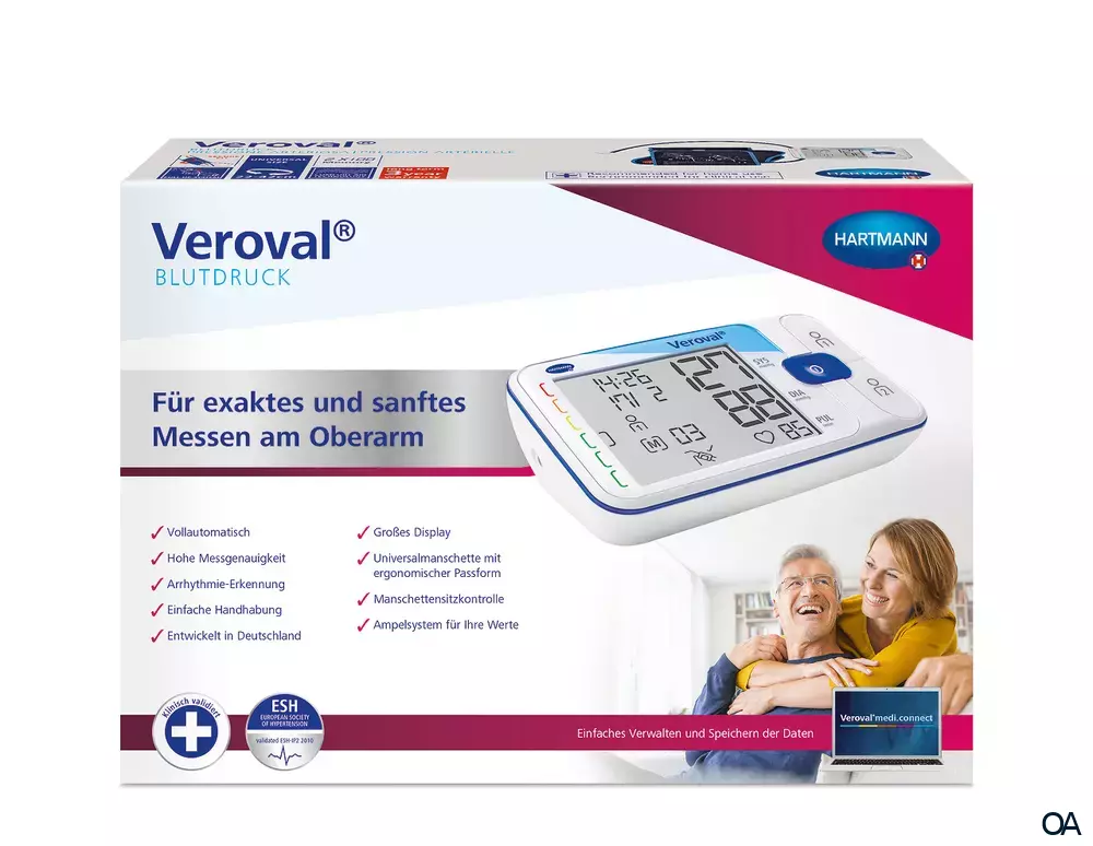 Veroval® Oberarm-Blutdruckmessgerät Veroval® Oberarm-Blutdruckmessgerät