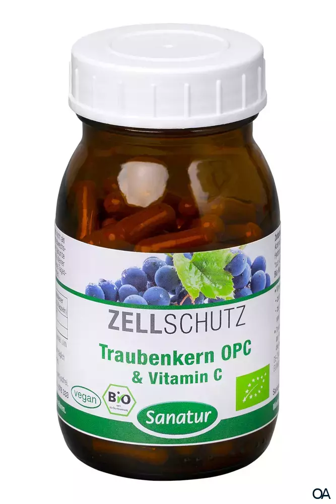 Sanatur Traubenkern OPC & Vitamin C BIO Kapseln Sanatur Traubenkern OPC & Vitamin C BIO Kapseln