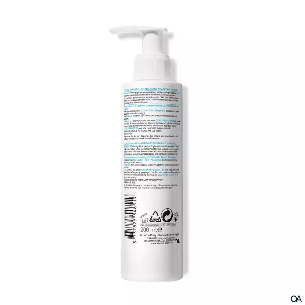 La Roche Posay Cicaplast Lavant B5 Reinigungsgel La Roche Posay Cicaplast Lavant B5 Reinigungsgel