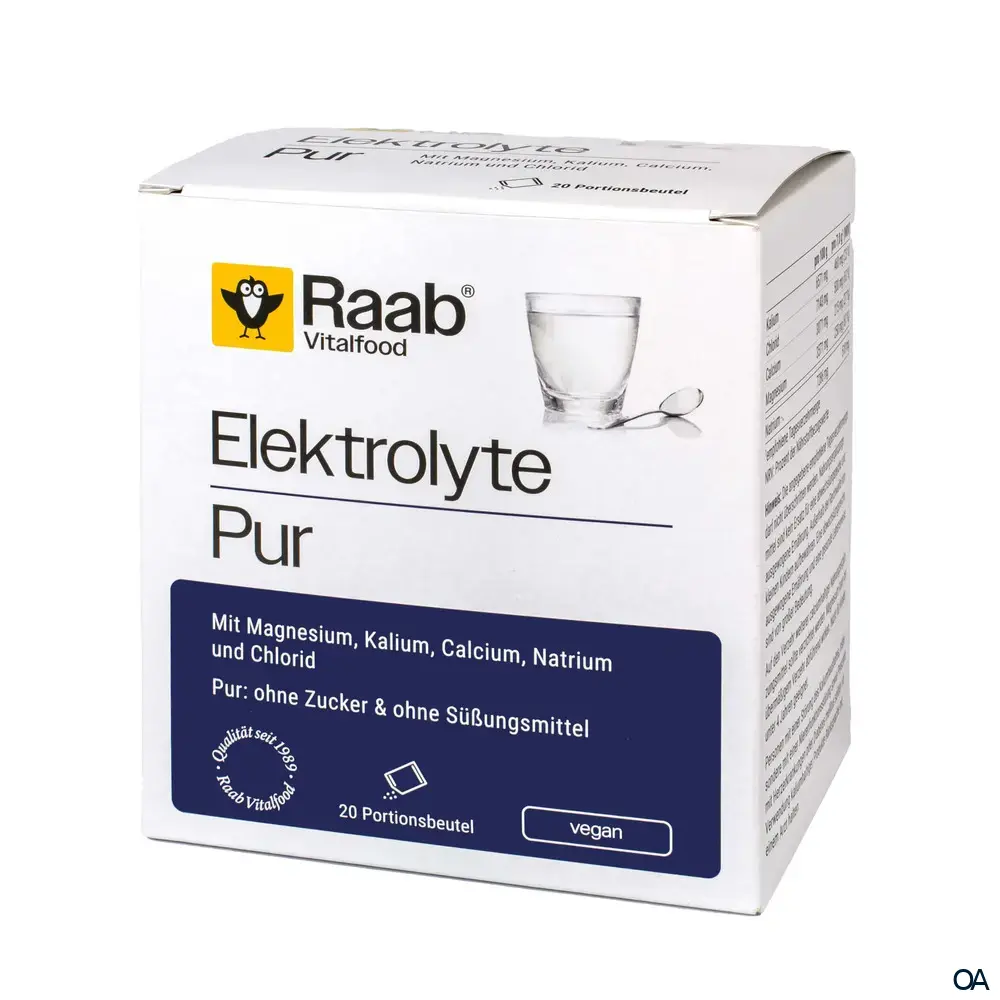 Raab® Vitalfood Elektrolyte Pur Pulver Portionsbeutel
