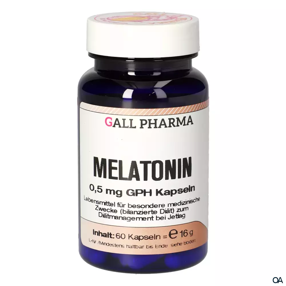 Gall Pharma Melatonin 0,5 mg Kapseln