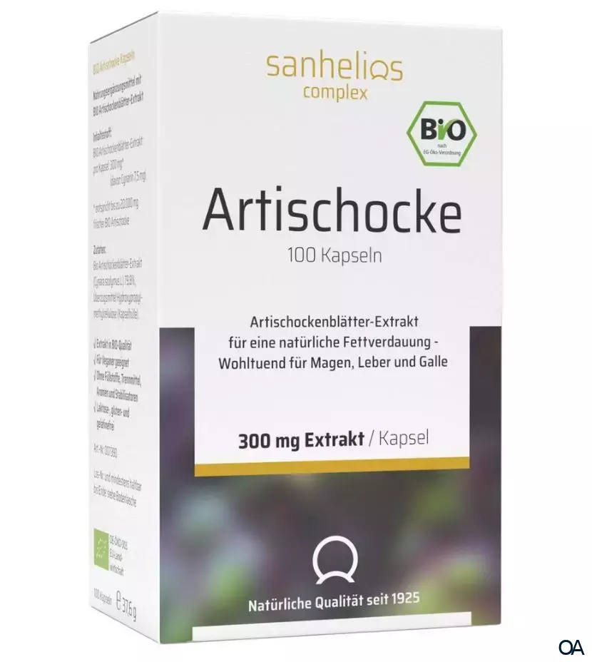 Sanhelios® complex Artischocke 300 mg Extrakt Kapseln