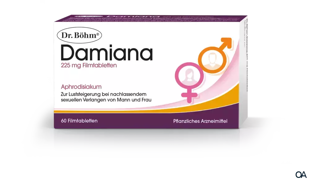 Dr. Böhm® Damiana 225 mg Filmtabletten Dr. Böhm® Damiana 225 mg Filmtabletten