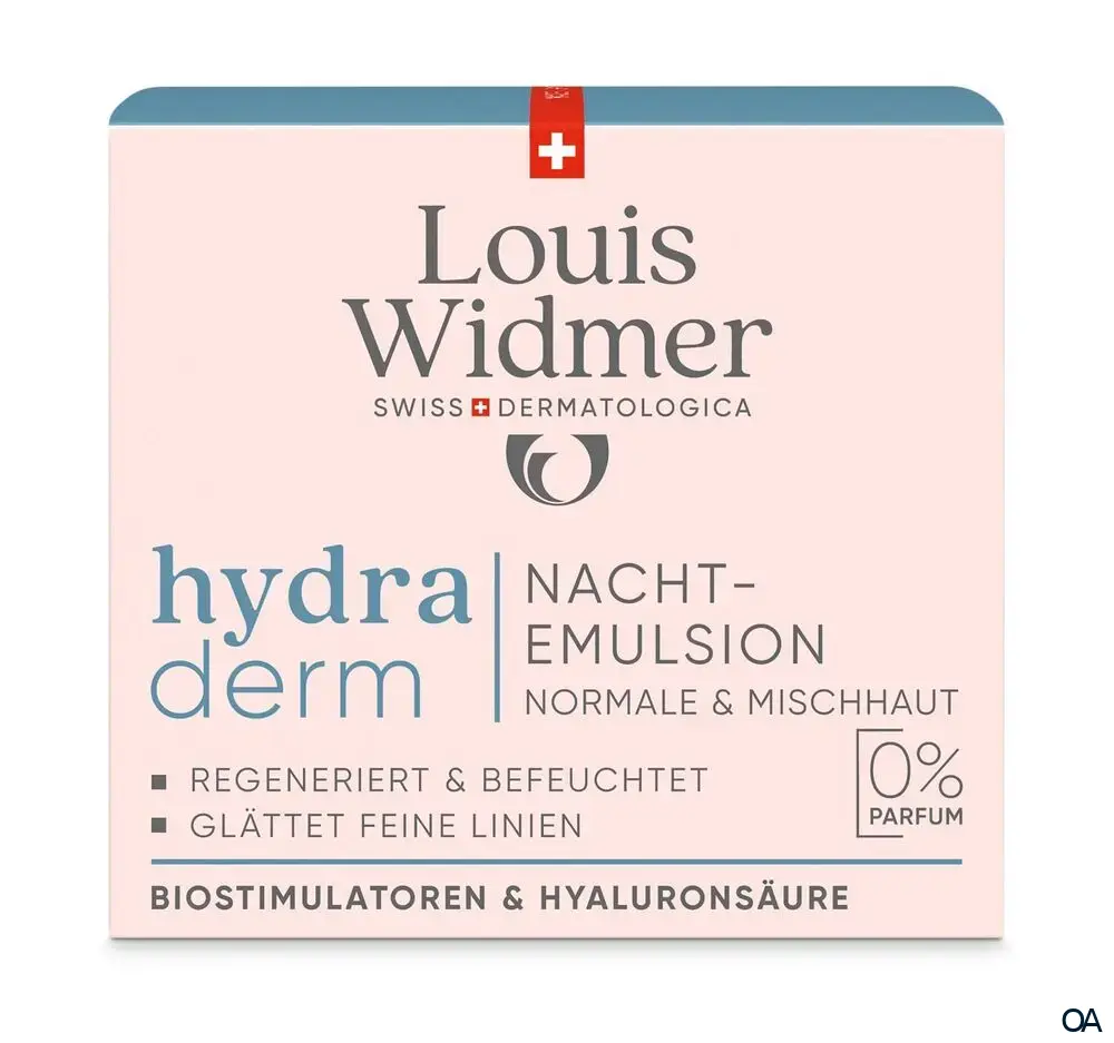 Louis Widmer hydraderm Nachtemulsion - ohne Parfum Louis Widmer hydraderm Nachtemulsion - ohne Parfum