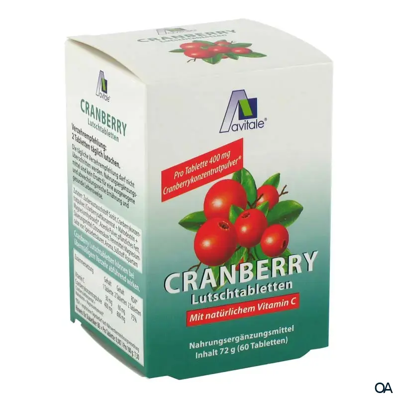 Avitale Cranberry Lutschtabletten