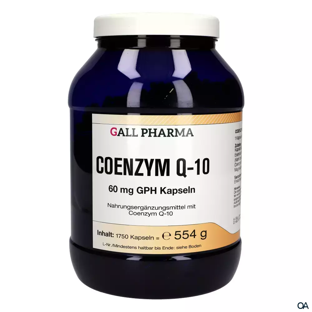 Gall Pharma Coenzym Q-10 60 mg Kapseln Gall Pharma Coenzym Q-10 60 mg Kapseln