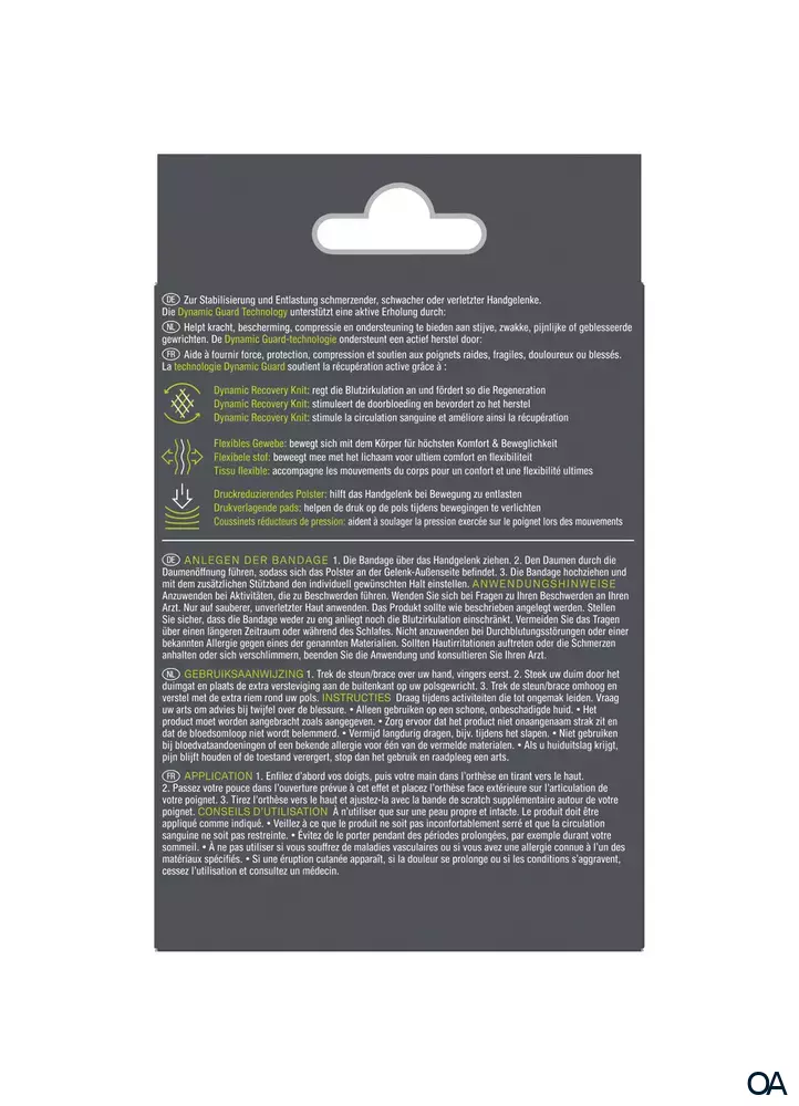 Hansaplast Performance Handgelenk-Bandage S/M Hansaplast Performance Handgelenk-Bandage S/M