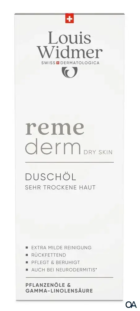 Louis Widmer Remederm Dry Skin Duschöl - leicht parfümiert