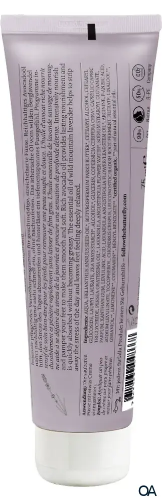 Farfalla Berglavendel Relax, Fußbalsam Farfalla Berglavendel Relax, Fußbalsam