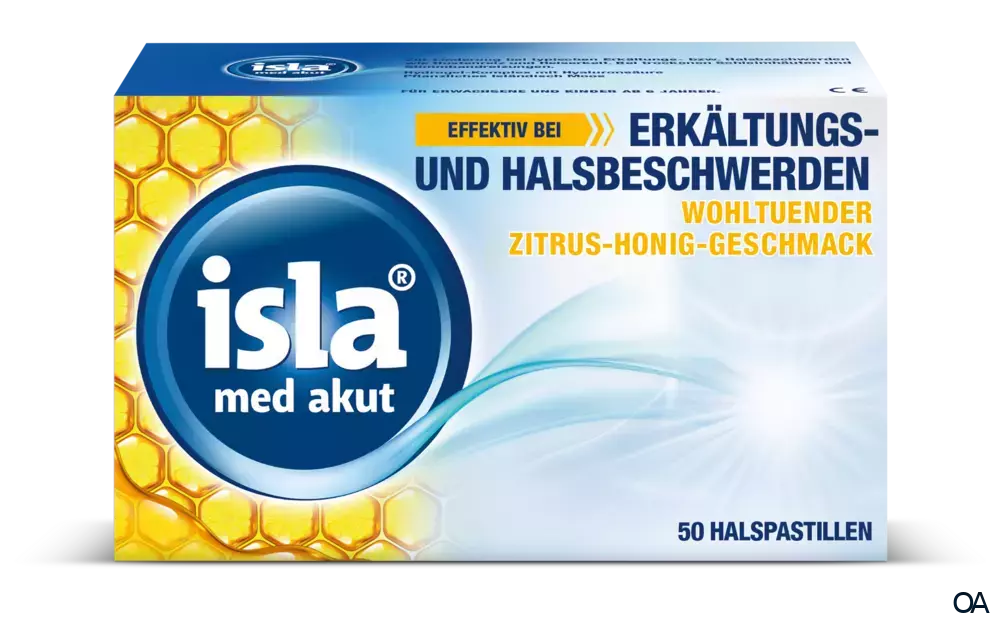 isla® med akut Zitrus-Honig Pastillen