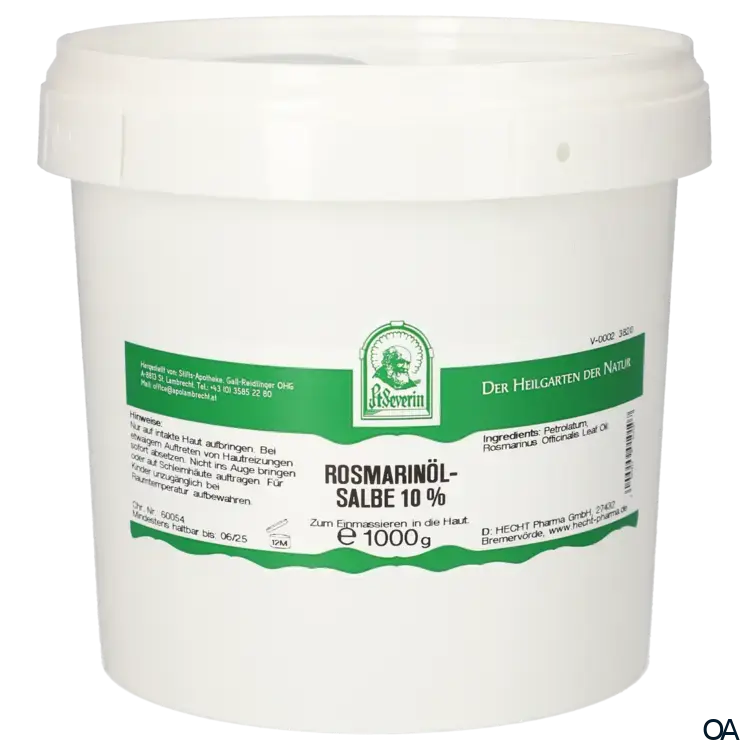 Pater Severin Rosmarinöl Salbe 10% Pater Severin Rosmarinöl Salbe 10%