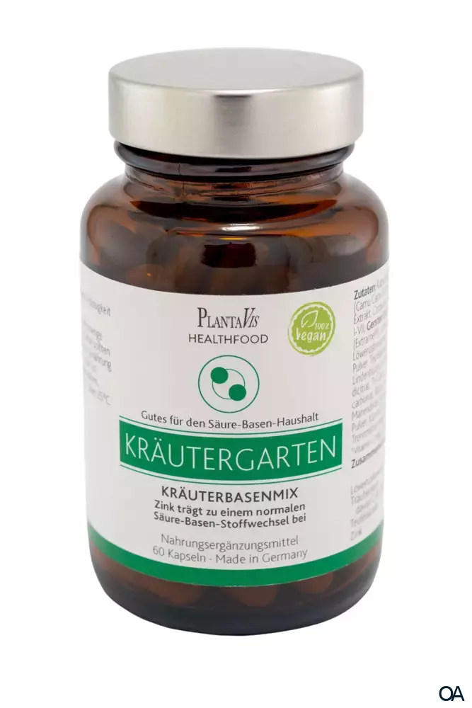PlantaVis KräuterGarten - Kräuterbasenmix Kapseln PlantaVis KräuterGarten - Kräuterbasenmix Kapseln