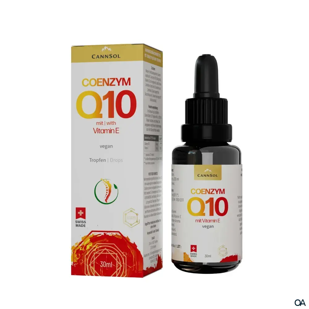CannSol Coenzym Q10 mit Vitamin E Tropfen CannSol Coenzym Q10 mit Vitamin E Tropfen