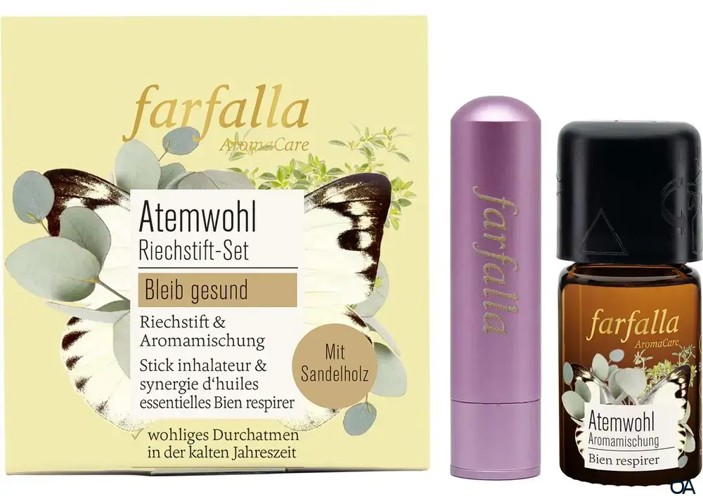 Farfalla Riechstift Set Atemwohl, Bleib gesund Farfalla Riechstift Set Atemwohl, Bleib gesund