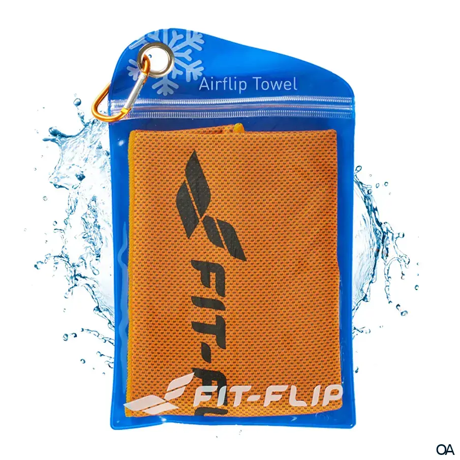 FIT-FLIP Airflip Towel das kühlende Handtuch - Orange