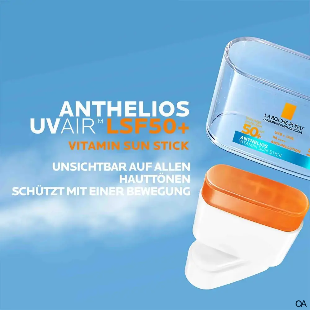 La Roche Posay Anthelios UV Air Stick LSF 50+ transparenter Sonnenschutz-Stick