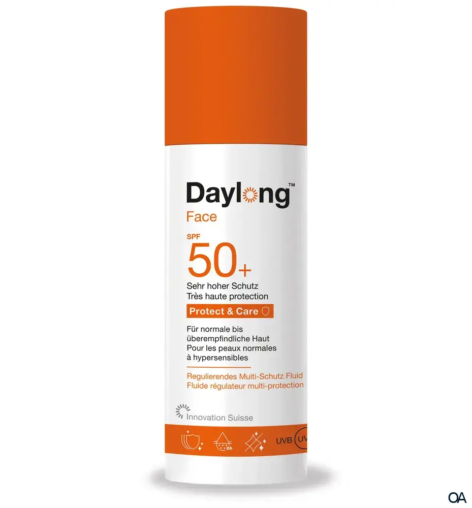 Daylong™ Protect & Care Face regulierendes Multi-Schutz Fluid SPF 50+ Daylong™ Protect & Care Face regulierendes Multi-Schutz Fluid SPF 50+