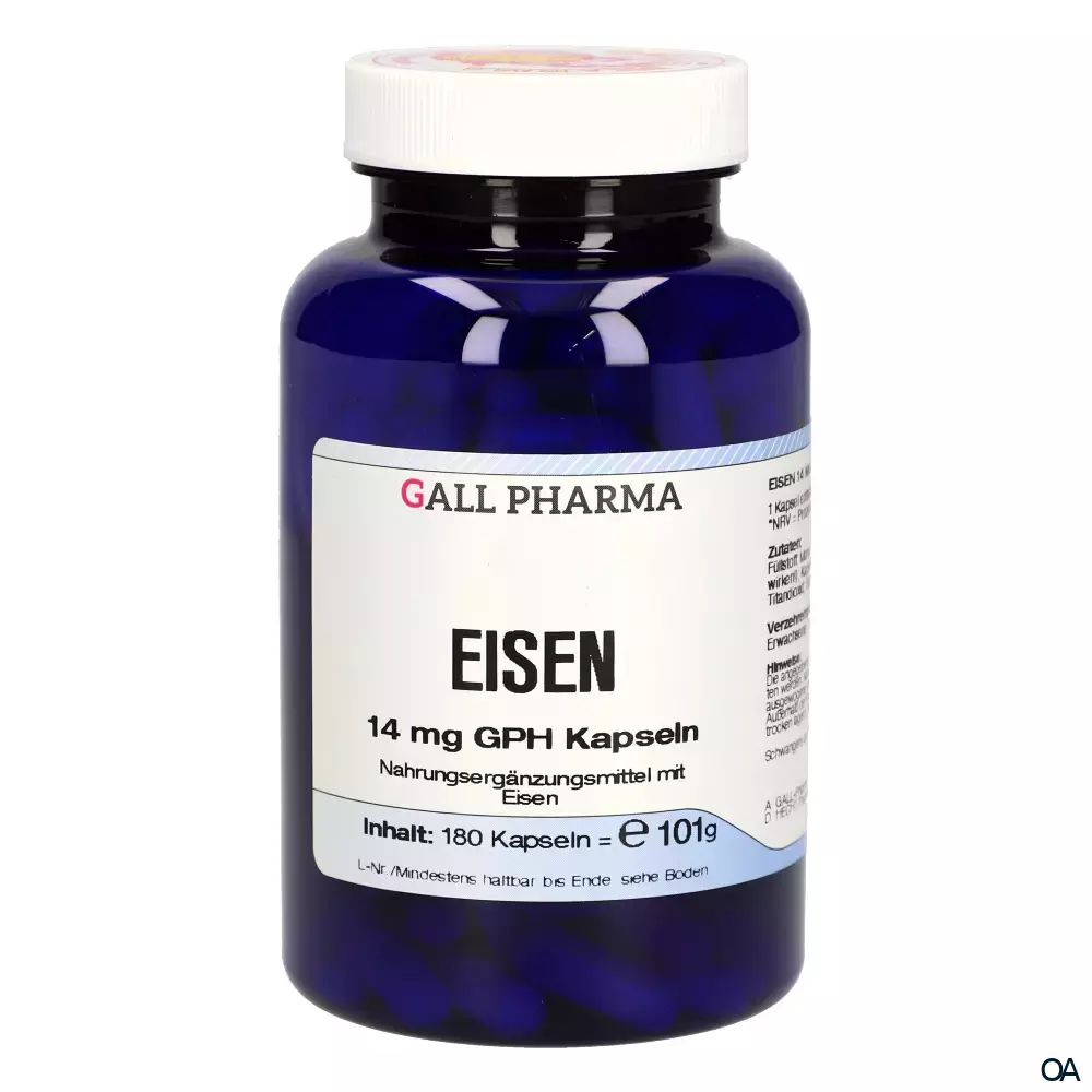 Gall Pharma Eisen 14 mg Kapseln