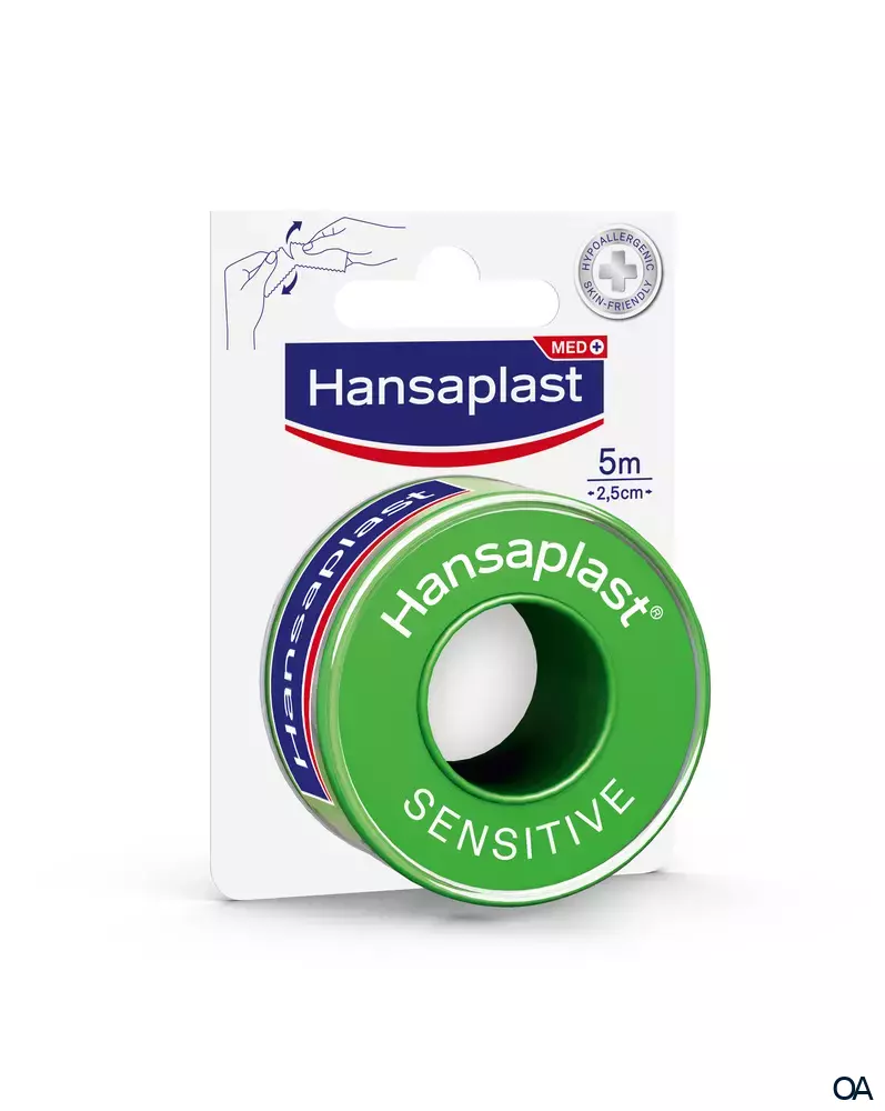 Hansaplast Sensitive Fixierpflaster 2,5cm x 5m Hansaplast Sensitive Fixierpflaster 2,5cm x 5m