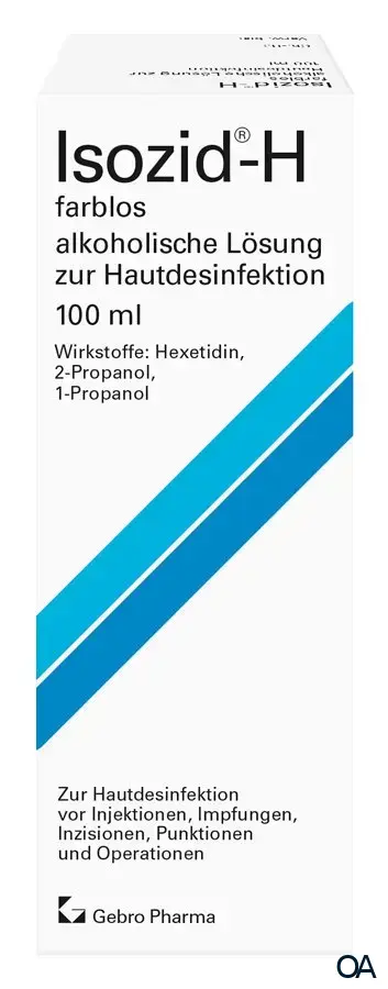 Isozid®-H farblos – alkoholische Lösung zur Hautdesinfektion Isozid®-H farblos – alkoholische Lösung zur Hautdesinfektion