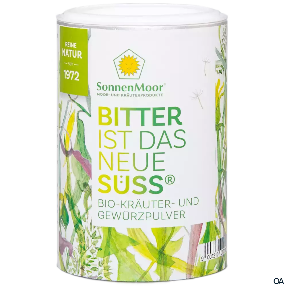Sonnenmoor BITTER IST DAS NEUE SÜSS Bio-Kräuter- und Gewürzpulver Sonnenmoor BITTER IST DAS NEUE SÜSS Bio-Kräuter- und Gewürzpulver