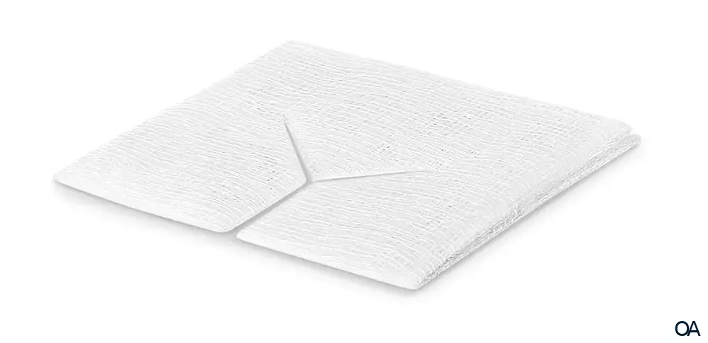 Peha® Schlitzkompressen steril, 7,5 x 7,5 cm, 25 x 2 Stück