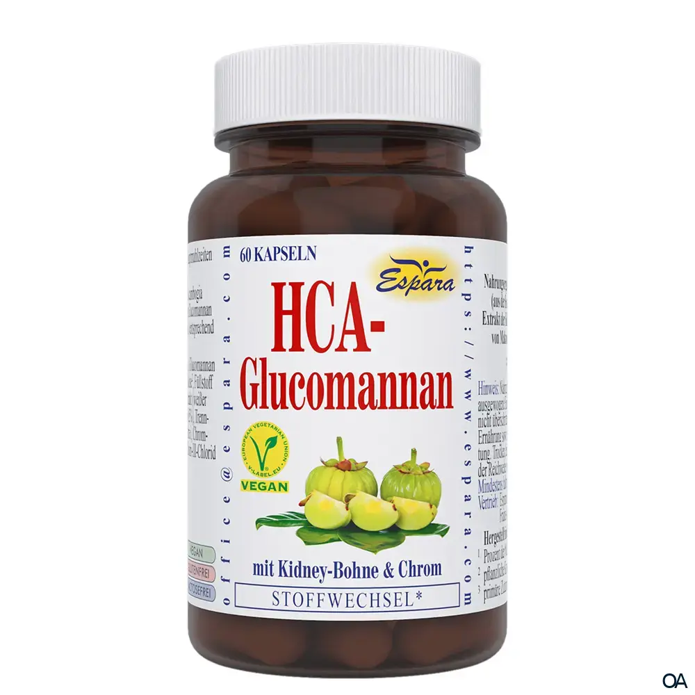 Espara HCA Glucomannan Kapseln Espara HCA Glucomannan Kapseln