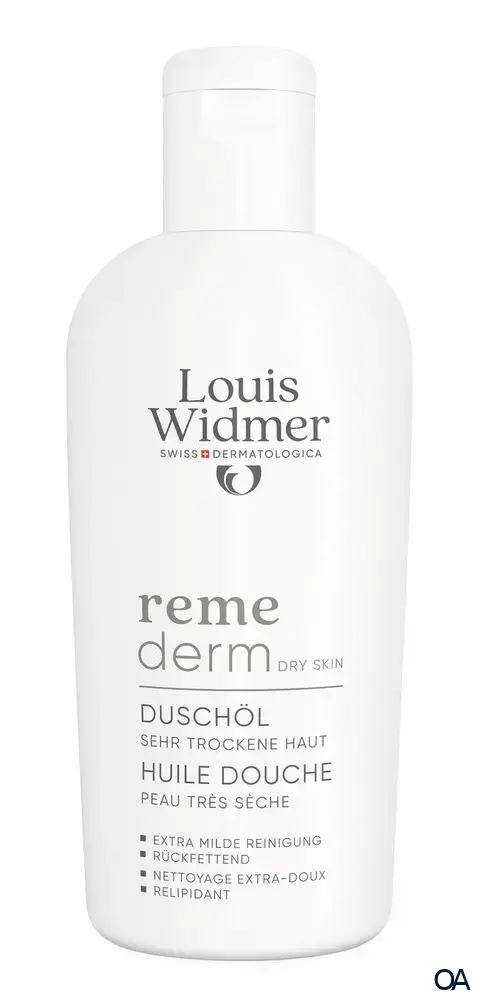Louis Widmer Remederm Dry Skin Duschöl - leicht parfümiert Louis Widmer Remederm Dry Skin Duschöl - leicht parfümiert