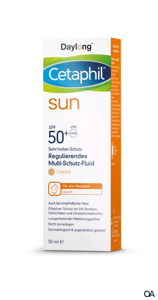 Cetaphil® Sun Daylong™ Regulierendes Multi-Schutz-Fluid Gesicht getönt SPF 50+ Cetaphil® Sun Daylong™ Regulierendes Multi-Schutz-Fluid Gesicht getönt SPF 50+