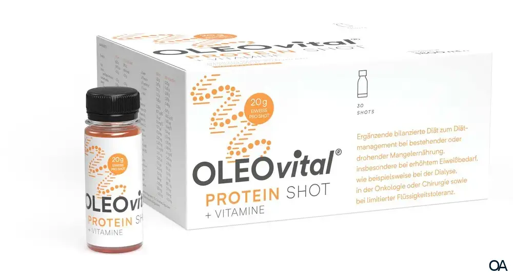 OLEOvital® Protein Shot + Vitamine - Mango 60 ml OLEOvital® Protein Shot + Vitamine - Mango 60 ml