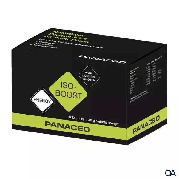 Panaceo Energy ISO-BOOST Pulver Sachets 40 g Panaceo Energy ISO-BOOST Pulver Sachets 40 g