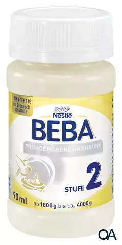 Nestlé Beba Frühgeborenennahrung Stufe 2, trinkfertig 90 ml Nestlé Beba Frühgeborenennahrung Stufe 2, trinkfertig 90 ml