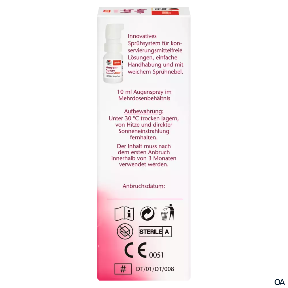 Doppelherz aktiv Augen-Spray Hyaluron FRESH Doppelherz aktiv Augen-Spray Hyaluron FRESH