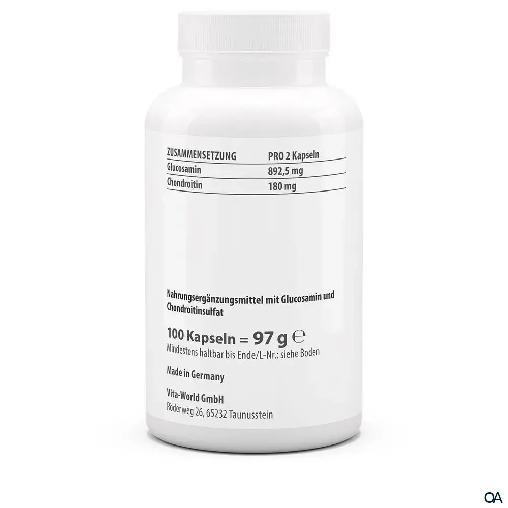 Vitaworld Glucosamin 750mg Chondroitin 100mg Kapseln