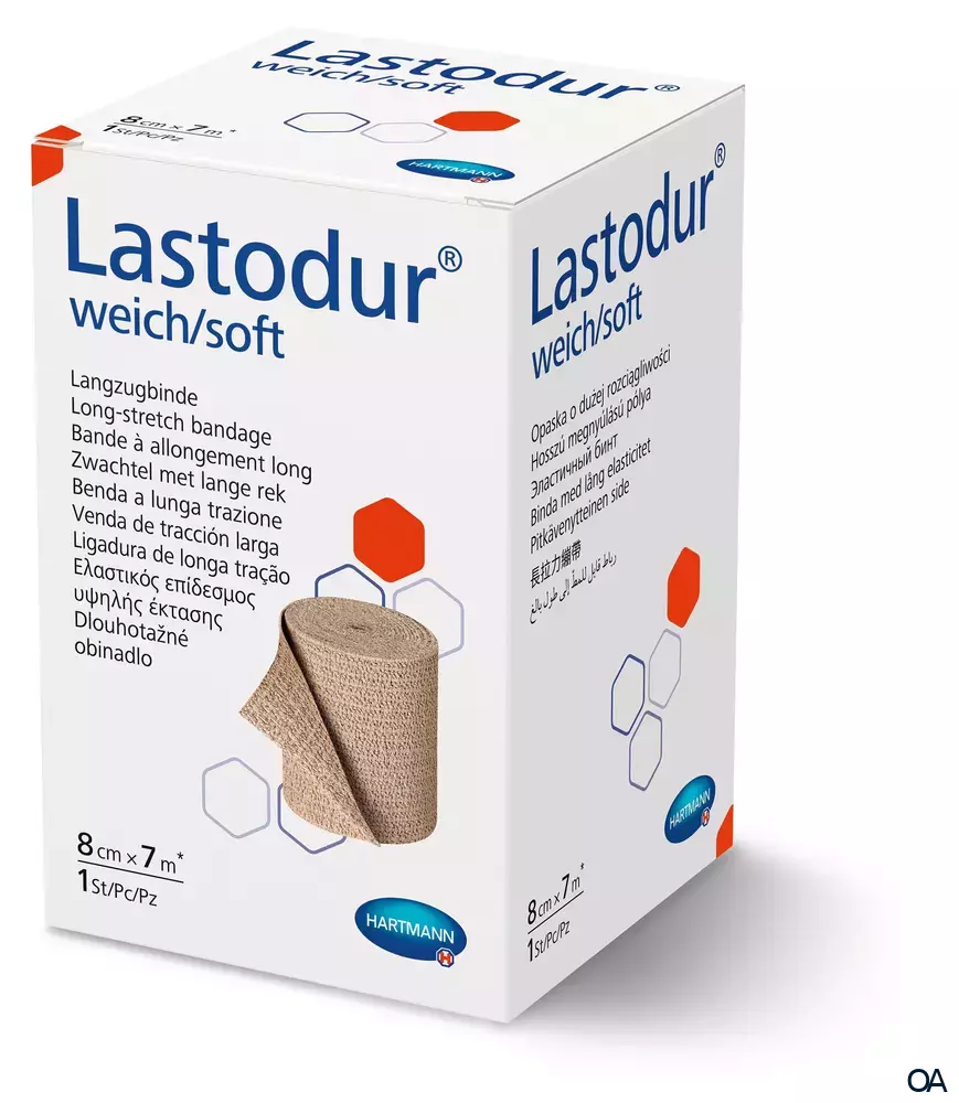 Lastodur® soft Langzugbinde 8 cm x 7 m