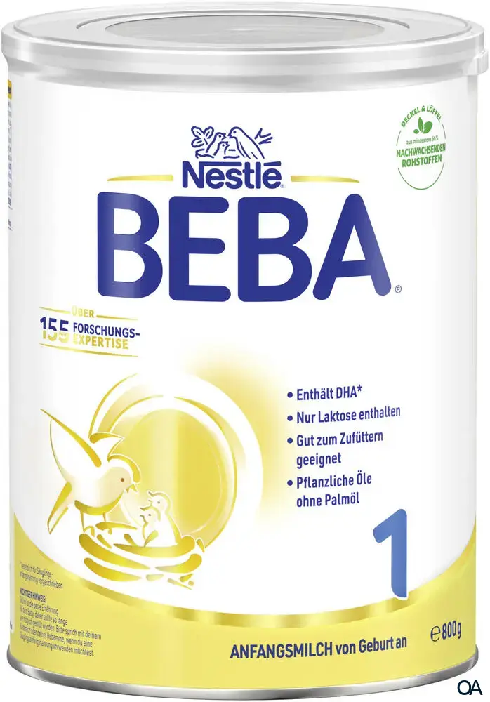 Nestlé BEBA 1 Anfangsmilch Pulver von Geburt an Nestlé BEBA 1 Anfangsmilch Pulver von Geburt an