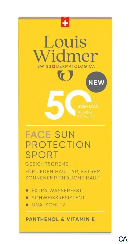 Louis Widmer suncare Face Sun Protection Sport 50 Gesichtscreme - leicht parfümiert Louis Widmer suncare Face Sun Protection Sport 50 Gesichtscreme - leicht parfümiert